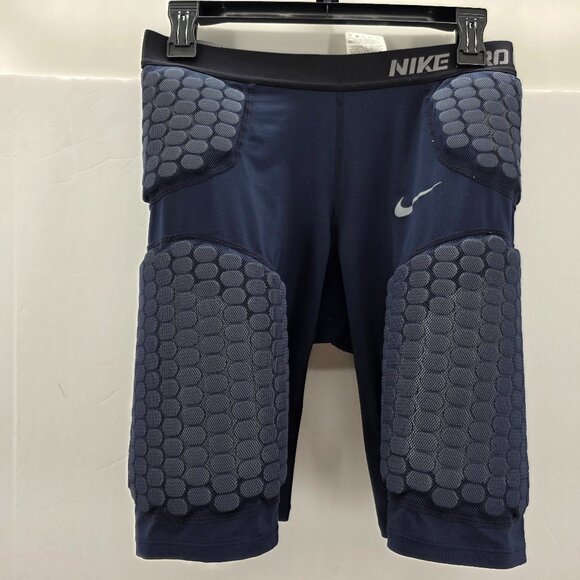 Nike Pro Combat HyperStrong Padded Basketball  Compression Shorts Blue  Men’s M - Picture 1 of 7